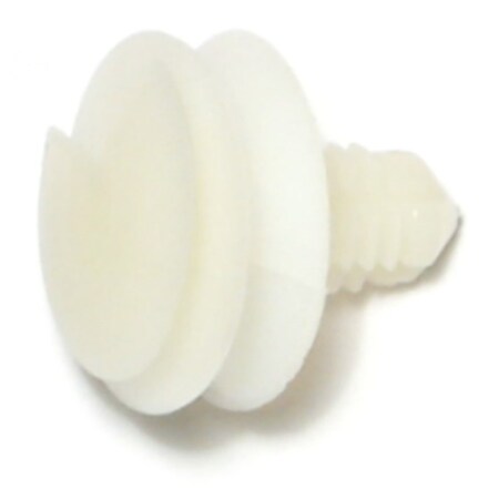 Midwest Fastener 3/4" x 5/16" x 1/2" White Plastic Panel Retainers 15PK 69183